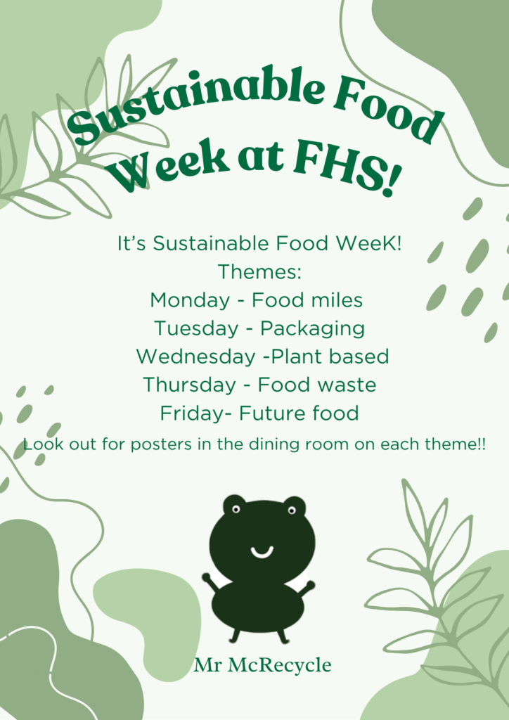 Sustainable Food Week Graphic